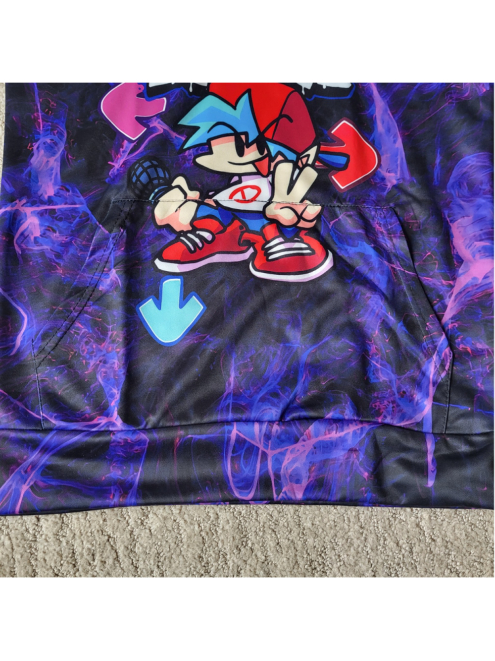 Girl’s Friday Night Funkin' Graphic Hoodie – Size S – NWOT - Picture 5 of 12